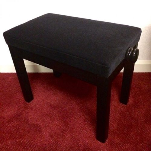 adjustable black piano stool lim
