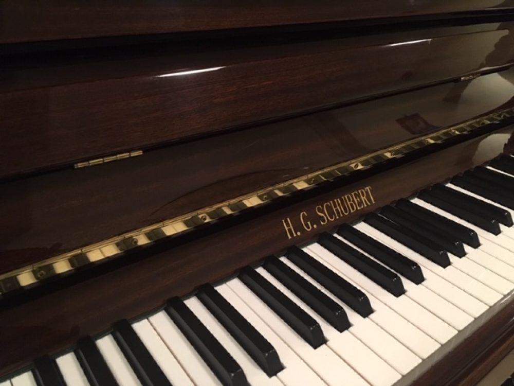 H.G Schubert Mahogany Piano