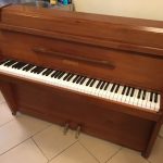 Omega Teak Upright Piano